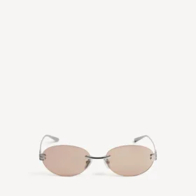 Gossip Oval AF Sonnenbrille in Dark Ruthenium/Braun