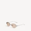 Gossip Oval AF Sonnenbrille in Dark Ruthenium/Braun Gossip Oval AF Sonnenbrille in Dark Ruthenium/Braun