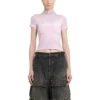 Gothic-T-Shirt im Shrunk-Look „Light Pink“ 788246TQVJ55708