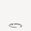 Gourmette-Armband mit BB Icon in Antiksilber