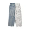 Grayscale Camo Hybrid Baggy-Hose „Light Blue“ 786645TQW556379