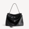Große Rodeo-Handtasche für Damen in Schwarz