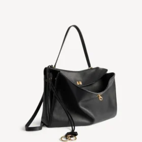 Große Rodeo-Handtasche für Damen in Schwarz