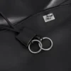 Große Rodeo-Handtasche für Damen in Schwarz