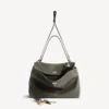 Große Rodeo-Handtasche für Damen mit Anhängern in Khaki Große Rodeo-Handtasche für Damen mit Anhängern in Khaki