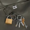 Große Rodeo-Handtasche für Damen mit Anhängern in Khaki Große Rodeo-Handtasche für Damen mit Anhängern in Khaki