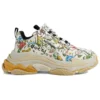 Gucci x Balenciaga The Hacker Project Triple S „Flora Print“ 677195-UL110-8461