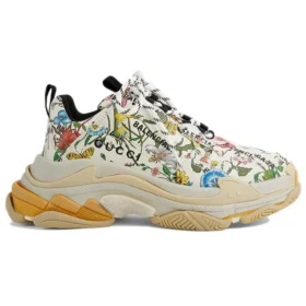 Gucci x Balenciaga The Hacker Project Triple S „Flora Print“ 677195-UL110-8461