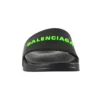 Gummi-Slides „Black Fluo Green“ 565826W1S811030