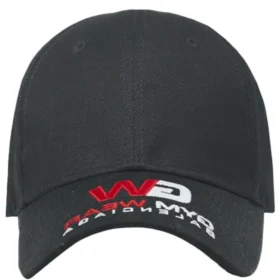 Gym Wear Baseballkappe aus Canvas „Black“ 623903410B21000