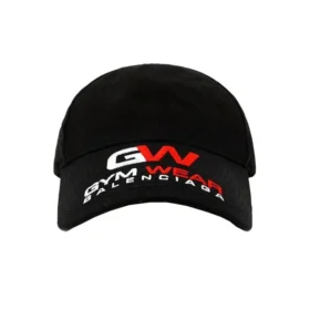 Gym Wear Baumwoll-Baseballkappe „Schwarz“ 623903-310B2-1000 Gym Wear Baumwoll-Baseballkappe „Schwarz“ 623903-310B2-1000