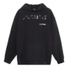 Handgezeichneter Balenciaga-Hoodie, mittlere Passform „Schwarz“ 600583TOVO61070