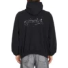 Handgezeichneter Hoodie zum Political Campaign „Schwarz“ 739024TNVE91197