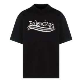 Handgezeichnetes Balenciaga-T-Shirt „Black“ 641675TNVE71197