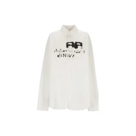 Handgezeichnetes BB-Langarmshirt, Oversize „Weiß“ 725722TYB189000