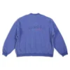Handgezeichnetes Oversize-Sweatshirt im Stil einer Political Campaign „Blue“ 720428TNVE84119