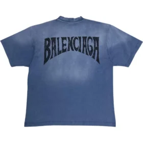 Handgezeichnetes T-Shirt „Blue“ 764235TPVU42671