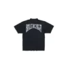 Handgezeichnetes T-Shirt, Medium Fit „Black Faded“ 764235TPVU41569