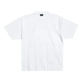 Handgezeichnetes T-Shirt, mittlere Passform „Weiß“ 764235TPVU49601