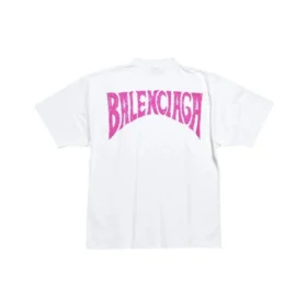Handgezeichnetes T-Shirt, mittlere Passform „Weiß“ 764235TPVU49601