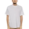 Handgezeichnetes T-Shirt, mittlere Passform „Weiß“ 764235TPVU49601