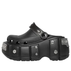 Hardcrocs Slide x Crocs „Nero Silver“ 687398W1S8N1081