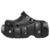 Hardcrocs Slide x Crocs „Nero Silver“ 687398W1S8N1081