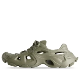HD Sneaker mit Cut-Out-Design „Olive Green“ 702421W3CES3500