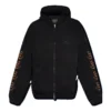 Heavy-Metal-Hoodie mit Reißverschluss „Schwarz“ 744455TOVD81055