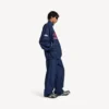 Herren-3B-Fußball-Jacke in neuem Dunkelblau