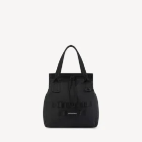 Herren-Army-Tasche, mittelgroß, in Schwarz