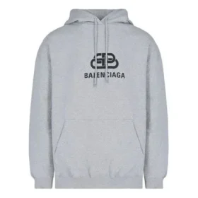 Herren-Balenciaga-Logo-Print, grau, 570811THV781300 Herren-Balenciaga-Logo-Print, grau, 570811THV781300