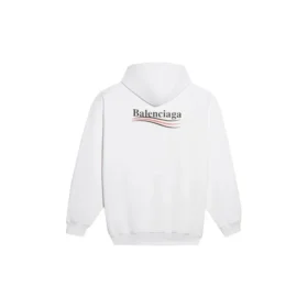 Herren Balenciaga Political Campaign Logo Weiß 600583TIV539040 Herren Balenciaga Political Campaign Logo Weiß 600583TIV539040