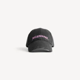 Herren-Baseballkappe „DIY Balenciaga“ in Schwarz