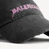 Herren-Baseballkappe „DIY Balenciaga“ in Schwarz Herren-Baseballkappe „DIY Balenciaga“ in Schwarz