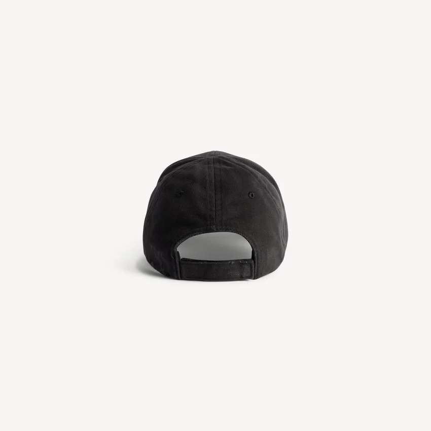 Herren-Baseballkappe „Messy Spray“ in Schwarz Herren-Baseballkappe „Messy Spray“ in Schwarz