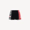 Herren-Bermudashorts „Extreme Tie-Dye“ in Regular-Fit, schwarz
