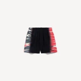 Herren-Bermudashorts „Extreme Tie-Dye“ in Regular-Fit, schwarz