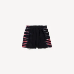 Herren-Bermudashorts „Extreme Tie-Dye“ in Regular-Fit, schwarz