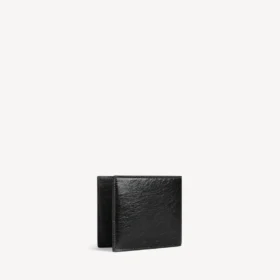 Herren-Brieftasche „Le City“ in quadratischer Faltform in Schwarz