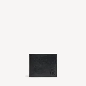 Herren-Brieftasche „Monaco“ im quadratischen Faltformat in Schwarz
