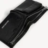 Herren-Brieftasche „Superbusy“ im quadratischen Faltformat in Schwarz