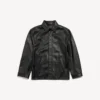 Herren-Carcoat-Jacke in Schwarz