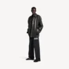 Herren-Carcoat-Jacke in Schwarz