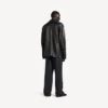 Herren-Carcoat-Jacke in Schwarz
