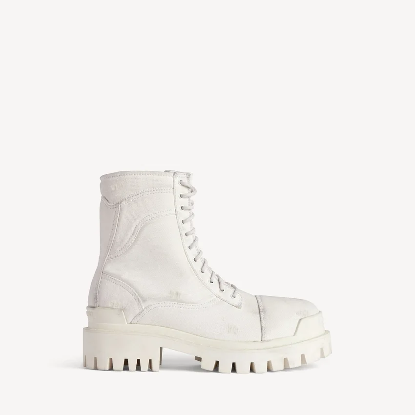 Herren-Combat-Strike-Stiefel in Weiß Herren-Combat-Strike-Stiefel in Weiß