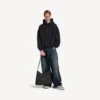 Herren-Explorer-Hobo-Umhängetasche in Schwarz Herren-Explorer-Hobo-Umhängetasche in Schwarz
