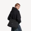 Herren-Explorer-Hobo-Umhängetasche in Schwarz Herren-Explorer-Hobo-Umhängetasche in Schwarz
