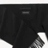 Herren-Fransenschal in Schwarz Herren-Fransenschal in Schwarz