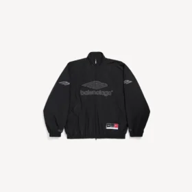Herren-Fußball-Jacke 3b in Schwarz